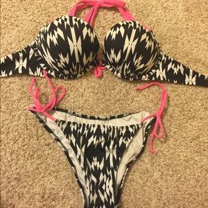 Victoria Secret push up swim suit set 32 D